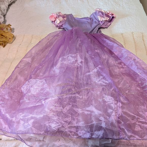 DELUXE Disney Rapunzel Dress size 5/6 - Picture 3 of 7